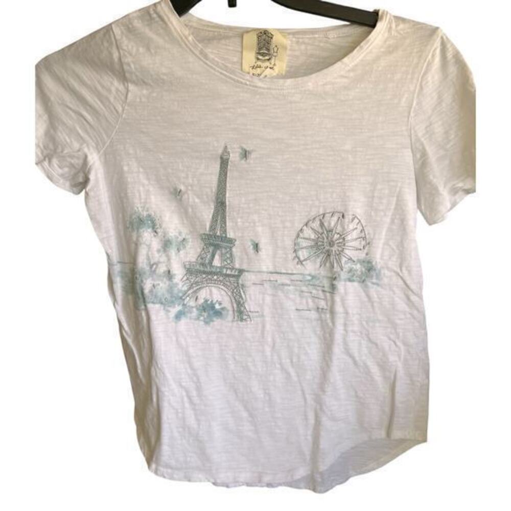 Lili’s Closet Paris Eiffel Tower Ferris Wheel textured luxury boutique NWOT SZ S